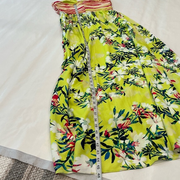 One33 Social Floral Halter Maxi Dress Size 6 - Picture 14 of 16